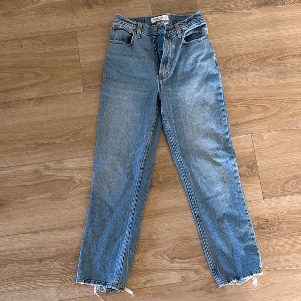 Abercrombie & Fitch Light Blue Straight Leg Jeans